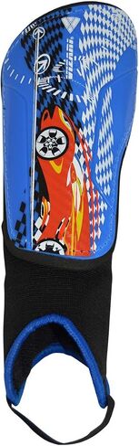 Vizari Racer Soccer Shin Guards for Youth Boys & Adult Men | Premium Protection on The Field with Foam Padded Youth Shin Guards Soccer | Adjustable Strapped Soccer Shin Guards Kids for Secure Fit in Saudi Arabia