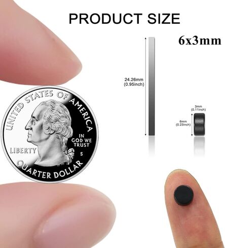 مغناطيس قرص نيوديميوم صغير أسود مستدير، مغناطيسات أرضية نادرة للثلاجة، السبورة البيضاء، الجدار، الباب، الحرف اليدوية، الهوايات والمكتب، 100 قطعة مغناطيس ندفيب صغير، 6 × 3 مم in Kuwait