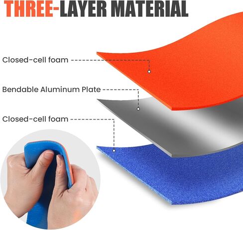 First Aid Splint 36" X 4.3",Emergency Splint Kit for Arm Leg Broken Bones Fracture,Ideal for Sports, Home, First Aid Refill and Pets (4 pack combo) in Saudi Arabia