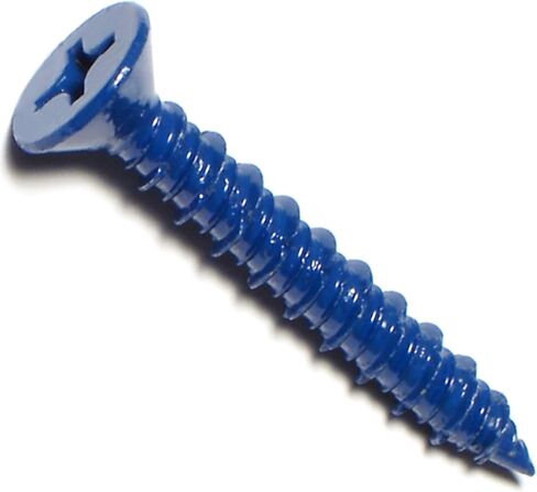 014973162191 Phillips Flat Masonry Screws, 1/4 x 2-3/4, Piece-10, blue in Saudi Arabia
