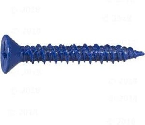 014973162191 Phillips Flat Masonry Screws, 1/4 x 2-3/4, Piece-10, blue in Saudi Arabia