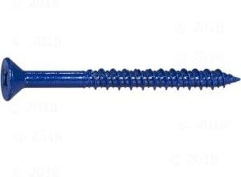 014973162191 Phillips Flat Masonry Screws, 1/4 x 2-3/4, Piece-10, blue in Saudi Arabia