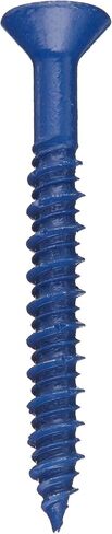014973162191 Phillips Flat Masonry Screws, 1/4 x 2-3/4, Piece-10, blue in Saudi Arabia