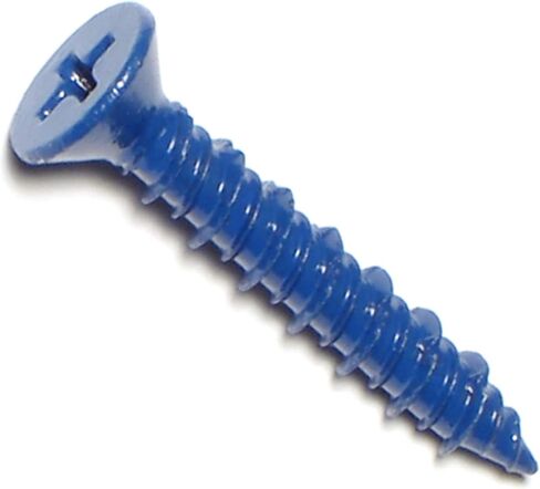 014973162191 Phillips Flat Masonry Screws, 1/4 x 2-3/4, Piece-10, blue in Saudi Arabia