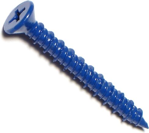 014973162191 Phillips Flat Masonry Screws, 1/4 x 2-3/4, Piece-10, blue in Saudi Arabia