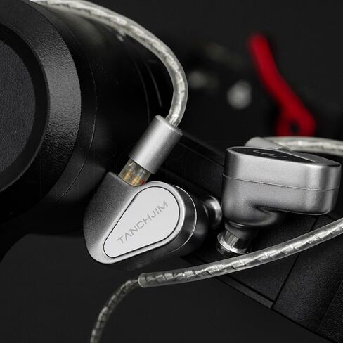 شاشات HiFiGo TANCHJlM 4U DMT-4Ultra داخل الأذن، سماعات أذن IEM للمحرك الديناميكي بغرفة مزدوجة مع نظام فلتر دائرة قابل للتعديل بأربعة مستويات (4U) in Saudi Arabia