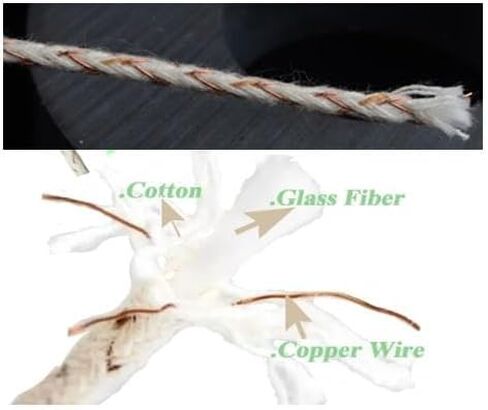 Replacement Lighter Cotton Wadding Felt Wick Repair Kit for Universal Petrol Fluid Lighter DIY Maintenance, White, zpmydhjpj03 in Saudi Arabia