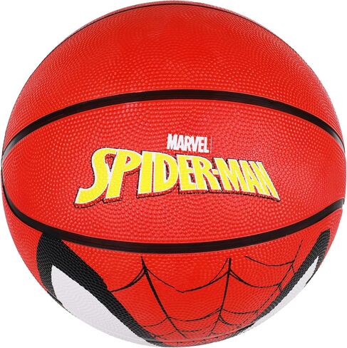Marvel Spider-Man Basketball Size 6, Spider-Man Face Indoor and Outdoor Game Youth Sports Ball for Boys and Girls, Red in Saudi Arabia