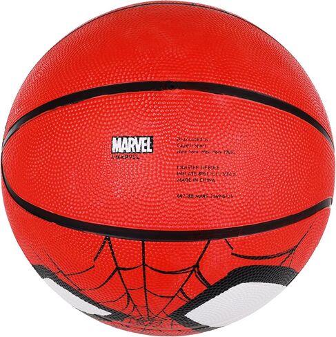 Marvel Spider-Man Basketball Size 6, Spider-Man Face Indoor and Outdoor Game Youth Sports Ball for Boys and Girls, Red in Saudi Arabia