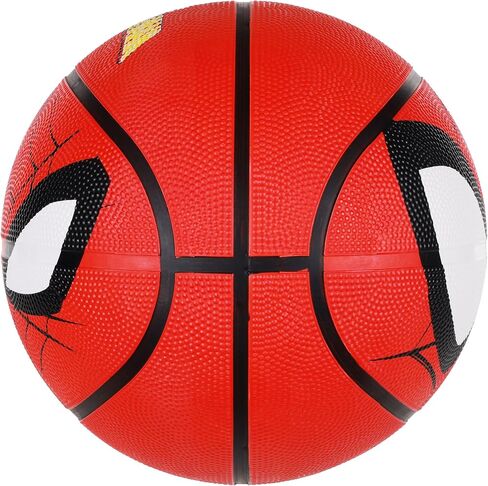 Marvel Spider-Man Basketball Size 6, Spider-Man Face Indoor and Outdoor Game Youth Sports Ball for Boys and Girls, Red in Saudi Arabia