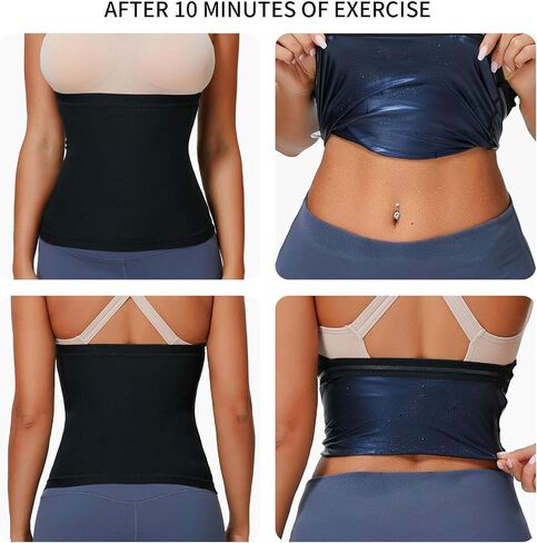 Sauna Sweat Waist Trainer Vest for Women Waist Trimmer Sauna Vest Sweat Tank Top Shaper Sauna Suit in Saudi Arabia