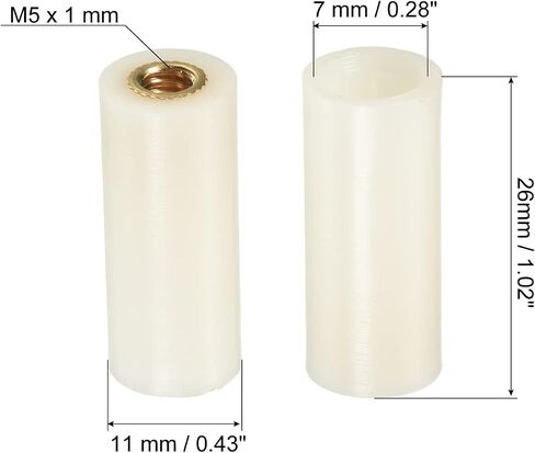 PATIKIL Pool Cue Ferrules, Snooker Billiard Cue Tips Ferrules Screw-on Pool Stick Tips in Saudi Arabia