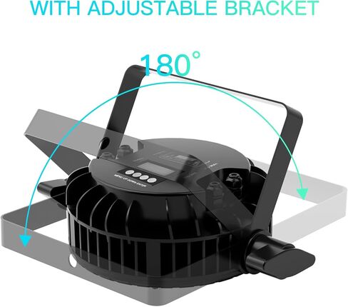 أضواء المسرح RGBW LED Par Light فائقة السطوع 18X10W IP65 مقاومة للماء عن بعد وDMX الصوت المنشط التشغيل التلقائي Uplights لحفلات الزفاف في الهواء الطلق وأعياد الميلاد وعروض الموسيقى وحفلات الرقص وإضاءة المسرح (حزمة واحدة) in Saudi Arabia