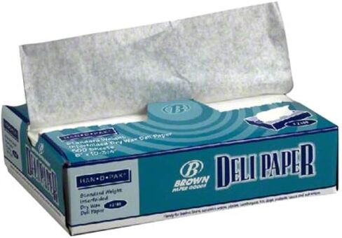 Deli Bakery Interfolded Wax Paper 8"x10.75" White - 500 sheets in Saudi Arabia