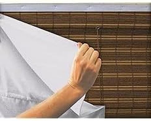Lewis Hyman 0200671 Radiance 71 بوصة عرض × 64 بوصة طول بطانة خصوصية للظل الروماني من خشب الخيزران المنسوج in Kuwait