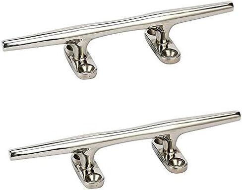 Amarine Made Stainless Steel Open Base Cleat - 10 Inch - 9995S10 (10" : 2Pcs) in Saudi Arabia