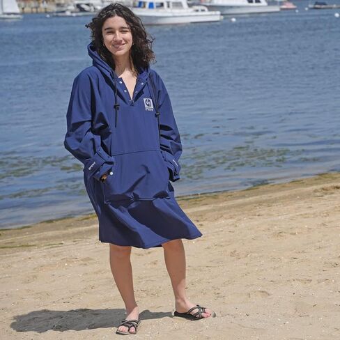 NIXY Breakwater Outdoor Changing Poncho - Waterproof, Wind-Resistant & Thermal Fleece Lined - Lightweight & Portable in Saudi Arabia