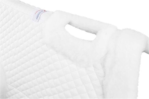 Derby Originals Shaped Wither Relief Dressage English Saddle Pad with Fleece Edging and Contoured Design in Saudi Arabia