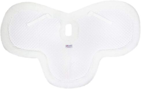 Derby Originals Shaped Wither Relief Dressage English Saddle Pad with Fleece Edging and Contoured Design in Saudi Arabia