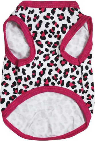 Petitebella Leopard Print Puppy Dog Shirt (Brown, Medium) in Saudi Arabia
