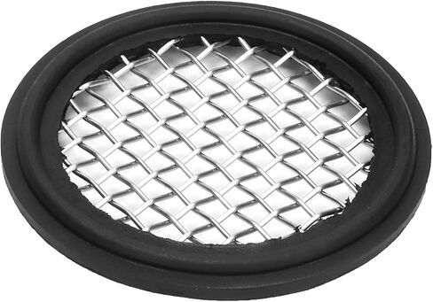 DERNORD 2 Pack 1.5" Sanitary Tri-Clamp Gasket Buna-N (NBR) w/Stainless Bonded Type Screen 10 Mesh in Saudi Arabia