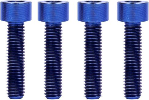 4 قطعة مسمار تيتانيوم Ti برغي M6x10 16 18 20 25 30 35 مللي متر عمود ألين سداسي الترباس (أخضر، M6x20mm) in Kuwait