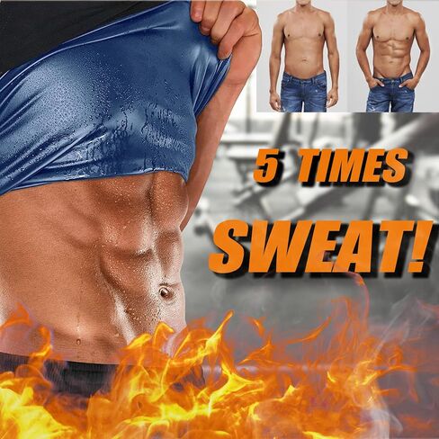 Sauna Vest for Men Waist Trainer,Sleeveless Sauna Suit for Men Weight Loss,Sauna Shirt for Men Compression Tank Top in Saudi Arabia