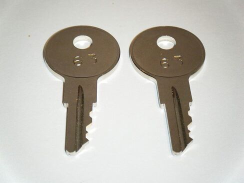 Ilco 2 Keys for Johnson Evinrude Force outboard marine Keys Cut boats using key Codes 51-67 (67) in Kuwait