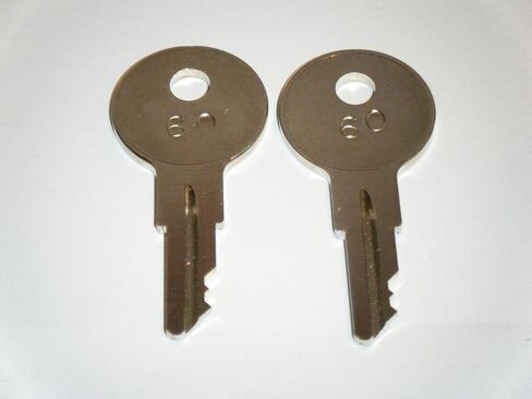 Ilco 2 Keys for Johnson Evinrude Force outboard marine Keys Cut boats using key Codes 51-67 (67) in Saudi Arabia