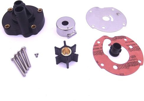 Boat Motor 391391 382797 763758 778166 0391391 0382797 0763758 0778166 Water Pump Repair Kit with Housing for Evinrude Johnson OMC BRP 5.5HP 6HP 7.5HP Outboard Engine in Saudi Arabia