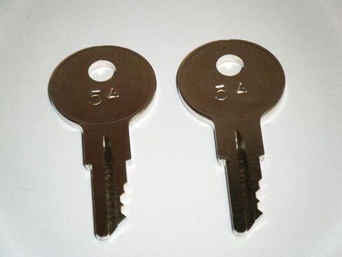 Ilco 2 Keys for Johnson Evinrude Force outboard marine Keys Cut boats using key Codes 51-67 (67) in Saudi Arabia