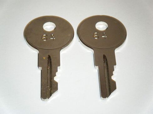 Ilco 2 Keys for Johnson Evinrude Force outboard marine Keys Cut boats using key Codes 51-67 (67) in Saudi Arabia