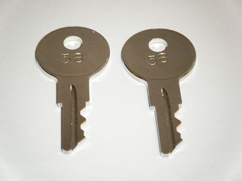 Ilco 2 Keys for Johnson Evinrude Force outboard marine Keys Cut boats using key Codes 51-67 (67) in Saudi Arabia