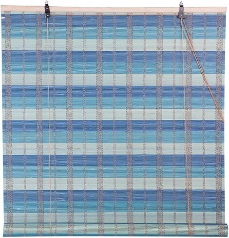 ستائر نوافذ رومانية من الخيزران الطبيعي قابلة للطي WB-BCT003 (W24 X H72) in Kuwait