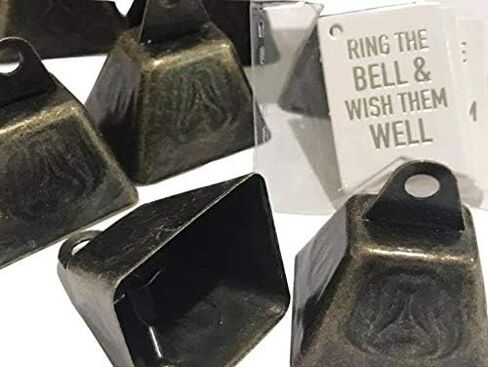 48 Ring The Bells Wish Them Well Wedding Mini Kissing Cowbells Reception Party Favors in Kuwait