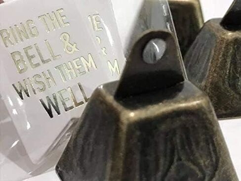 48 Ring The Bells Wish Them Well Wedding Mini Kissing Cowbells Reception Party Favors in Kuwait