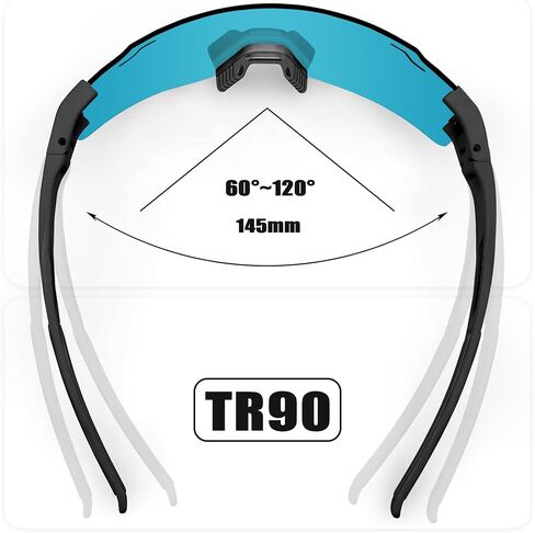 Sports Polarized Sunglasses Men Women Youth UV400 Protection, Kids Baseball Sunglasses Cycling Running Softball in Saudi Arabia