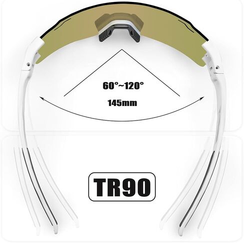Sports Polarized Sunglasses Men Women Youth UV400 Protection, Kids Baseball Sunglasses Cycling Running Softball in Saudi Arabia