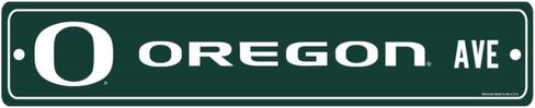 WinCraft NCAA Oregon Ducks Steet Sign, 3.75 x 19-inches in Saudi Arabia