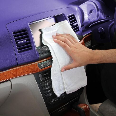 مناشف المتجر من الدرجة التجارية SIMPLI-MAGIC، عبوة من 500 قطعة، باللون الأحمر in Kuwait