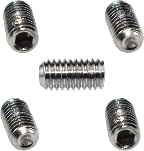 30Pcs Socket Set Screws #10-32 x 1/4 inch Stainless Steel Allen Head Hexagon Screws with Hex Key Wrench in Saudi Arabia
