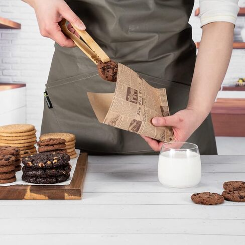 Restaurantware Bag Tek 6.25" x 4.75" Double Open Bags 100 Small Deli Paper Sheets - Disposable Greaseproof Newsprint Paper Deli Wrap Liners For Snacks Cookies And More in Saudi Arabia