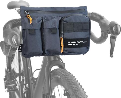Rhinowalk Bike Handlebar Bag Bicycle Front Bag Bike Handle Bag Shoulder Bag Stylish (Blue) in Saudi Arabia