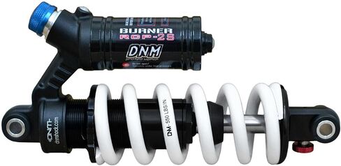 DNM BURNER-RCP2S MTB DH صدمة خلفية للدراجة 190 مم 550 رطل، زنبرك ملفوف أبيض، ST1945-W in Saudi Arabia