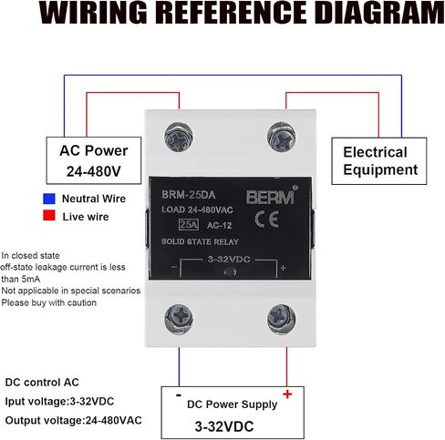 2Set SSR-25DA مرحل الحالة الصلبة، DC إلى AC 25A مدخل 3-32VDC/24-380V AC مرحل الحالة الصلبة أحادي الطور مع مشتت حراري أسود (SSR-25DA + بالوعة حرارية) in Saudi Arabia