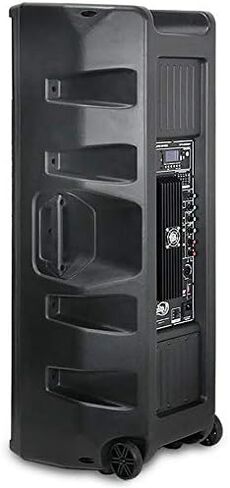 دولفين SPX-280BT الجديد - صوت جهير عميق قوي | مكبرات صوت مزدوجة مقاس 15 بوصة، بقدرة 6500 وات - نظام سماعات بلوتوث PA مع عرض ضوء LED، وهزاز أرضي in Kuwait