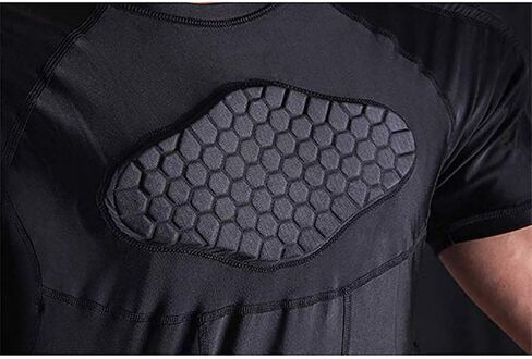 Men's Padded Football Protective Gear Set Training Suit for Soccer Basketball Paintball Rib Protector in Saudi Arabia
