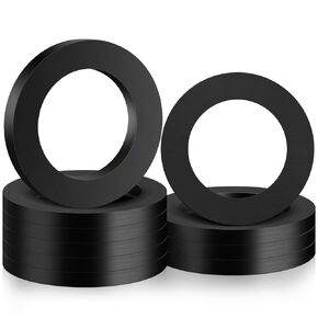 Rubber Washers (1-1/2" OD x 1" ID x 1/7" Thickness) Heavy Duty Abrasion Resistant Rubber Grommets Rubber Spacer for Screws Bolts Vibration Suppression, 20 PCS