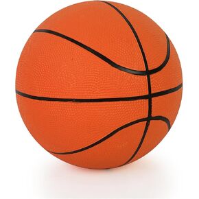 Aoneky Indoor/Outdoor Mini Rubber Basketball with Pump - Pack of 1/5/10 Size 2/3 Basketballs