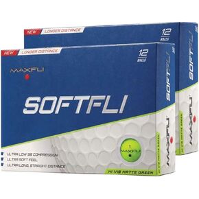 Maxfli SoftFli Golf Balls Matte Green High Visibility (24 Pack) in Kuwait